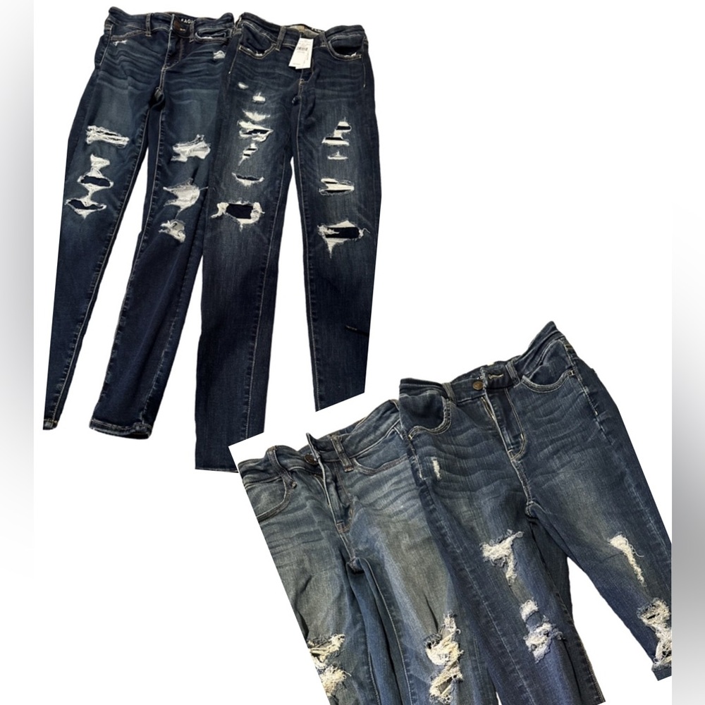 Combined Inventory 4 Pairs- Save on Shipping! Sizes 00 & 0
American Eagle-New